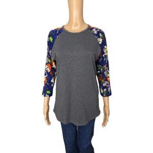 LuLaRoe Skeleton Randy Shirt M